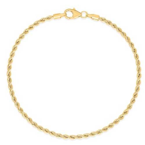 Cordel Armbånd i 8 kt. Guld 2,1 mm - Klassisk Snordesign